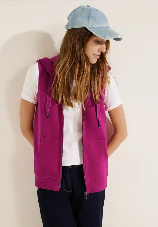 Hoodie Pullunder mit Zipper