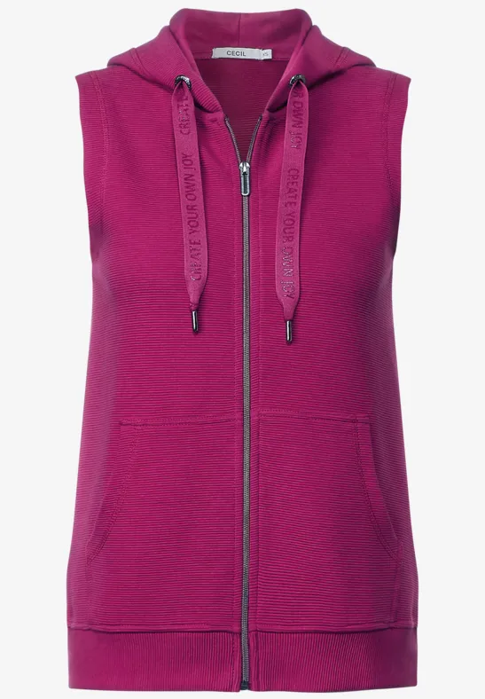 Hoodie Pullunder mit Zipper